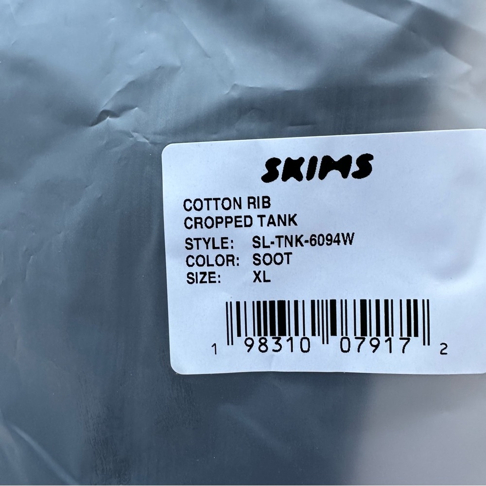 NWT Skims Cotton Ribbed Tank - Picture 3 of 5